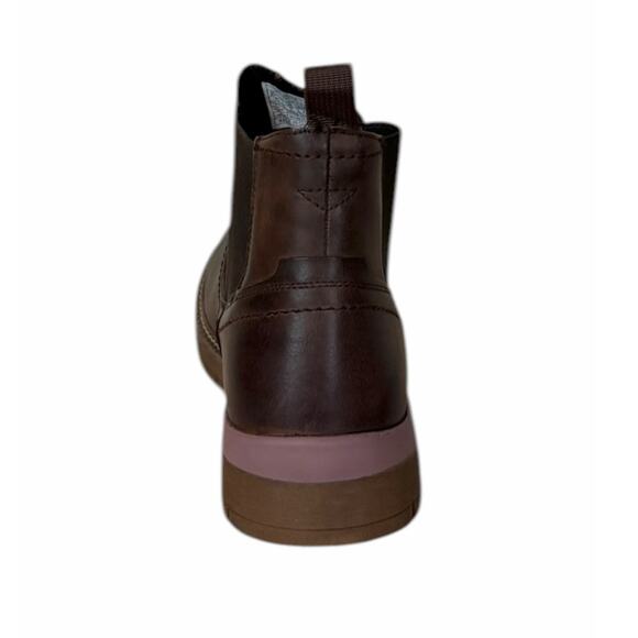 JOUSEN NWT Chelsea Boots Brown Bonded Leather Pull On Ankle Casual Men Size 10 main image 9